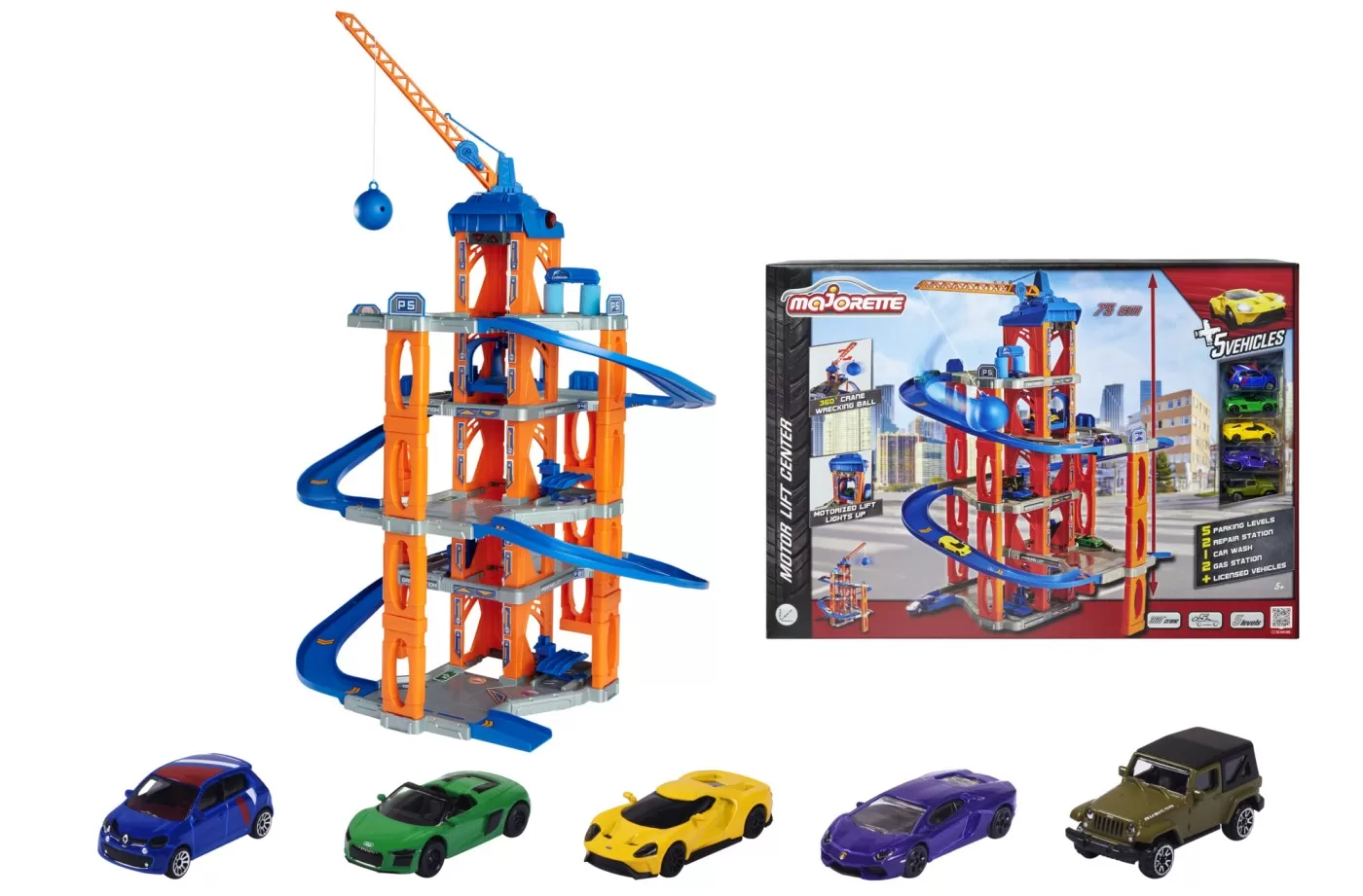 MAJORETTE SET PARCARE SI 5 MASINI