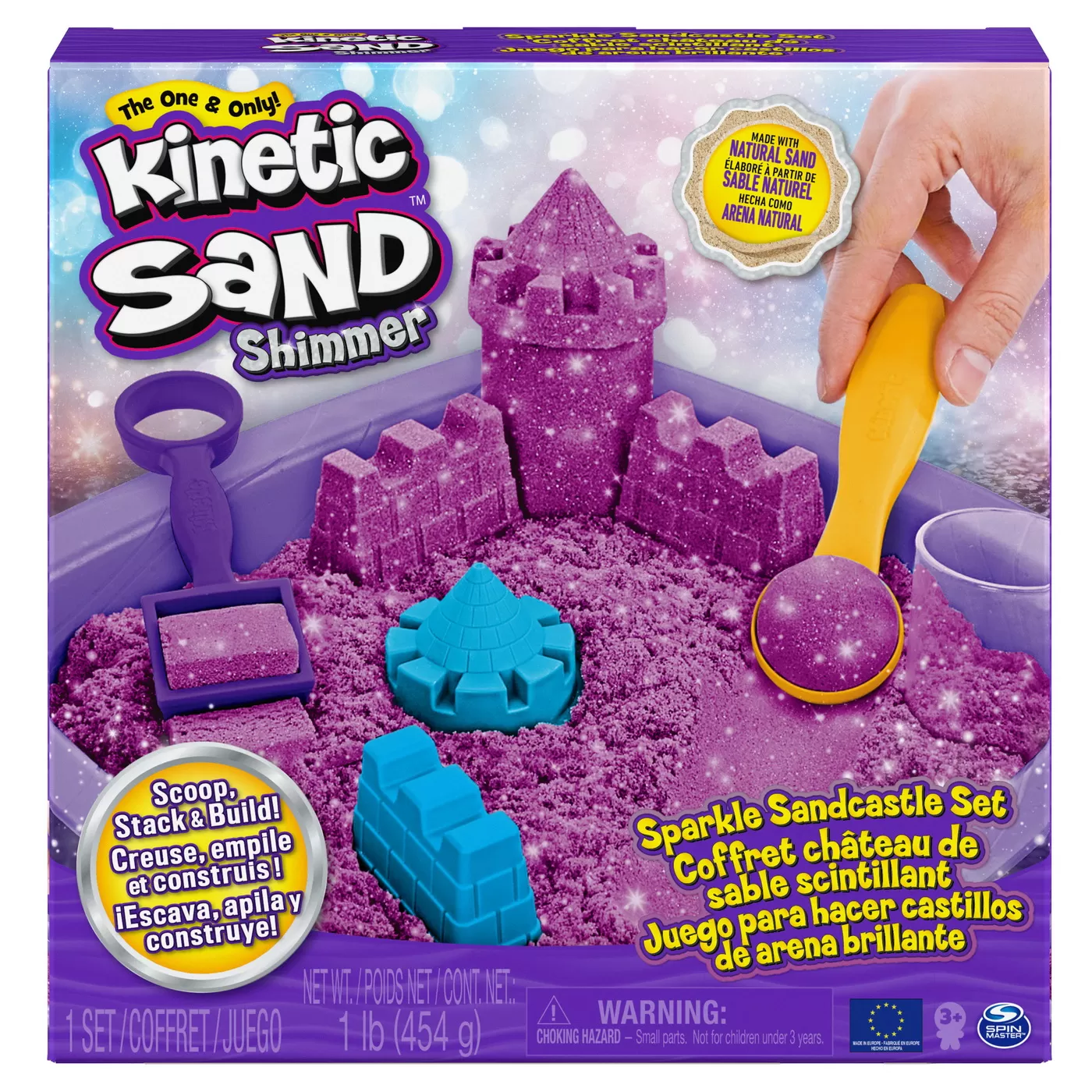 KINETIC SAND SET NISIP STRALUCITOR