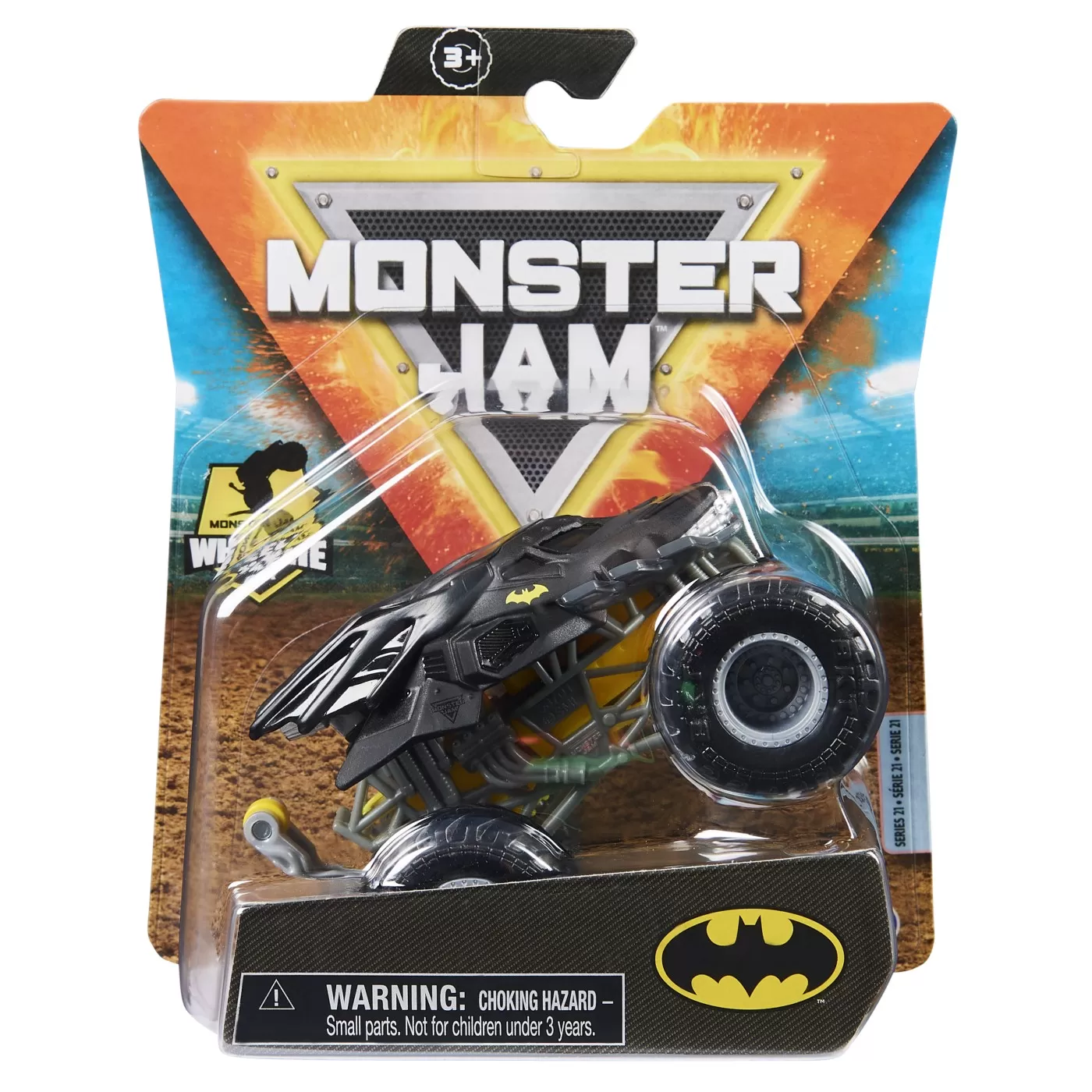 MONSTER JAM MASINUTA METALICA BATMAN SCARA 1 LA 64