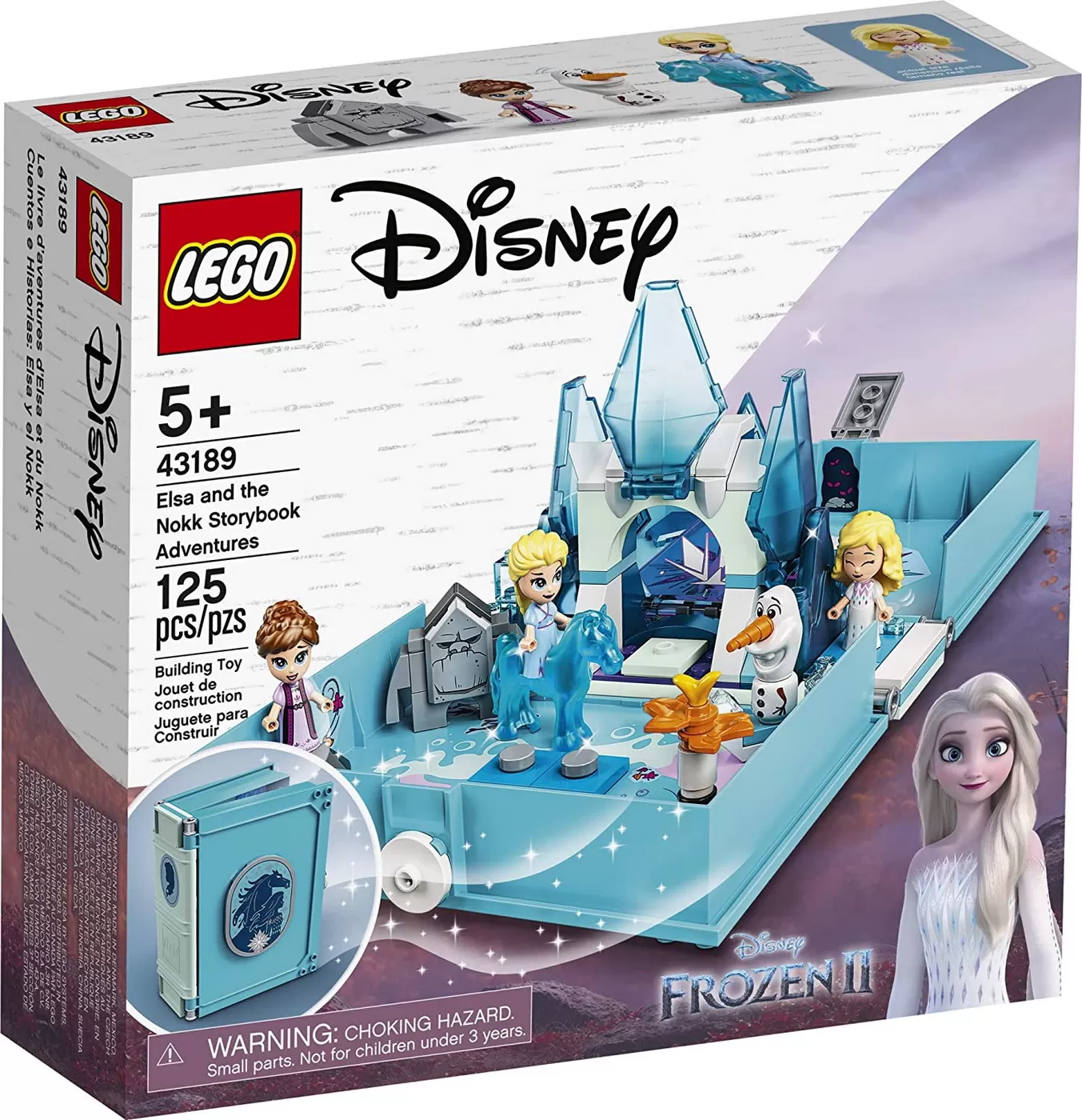 LEGO DISNEY PRINCESS AVENTURI DIN CARTEA DE POVESTI CU ELSA SI NOKK 43189