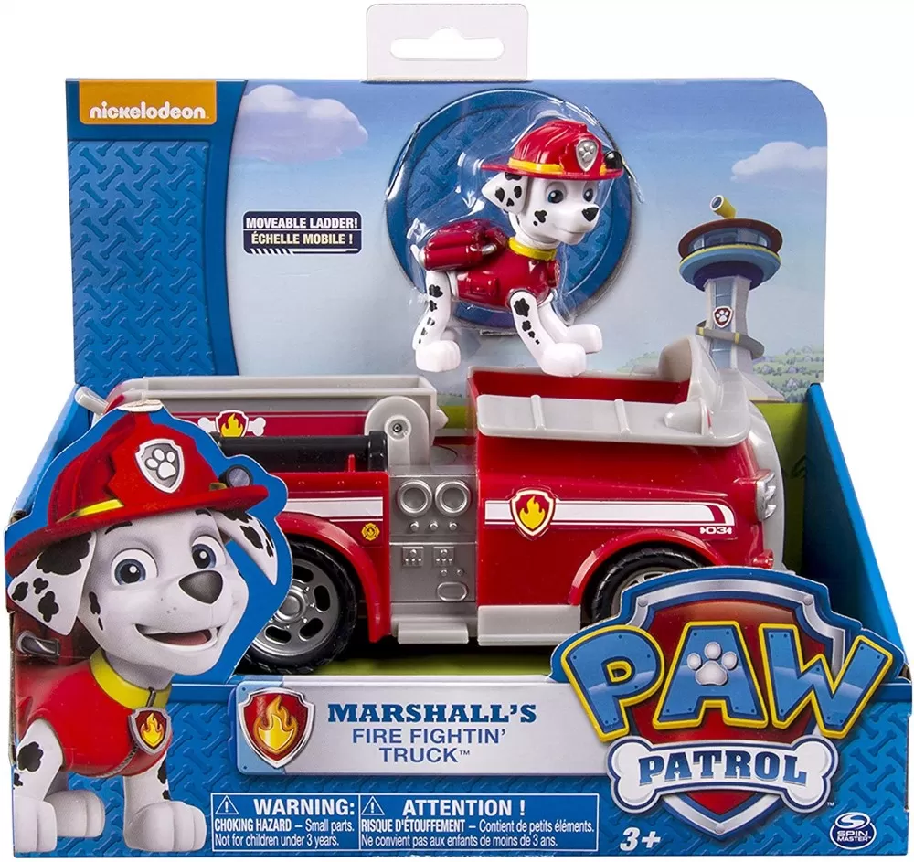 PATRULA CATELUSILOR MASINA POMPIERULUI MARSHALL CU FIGURINA