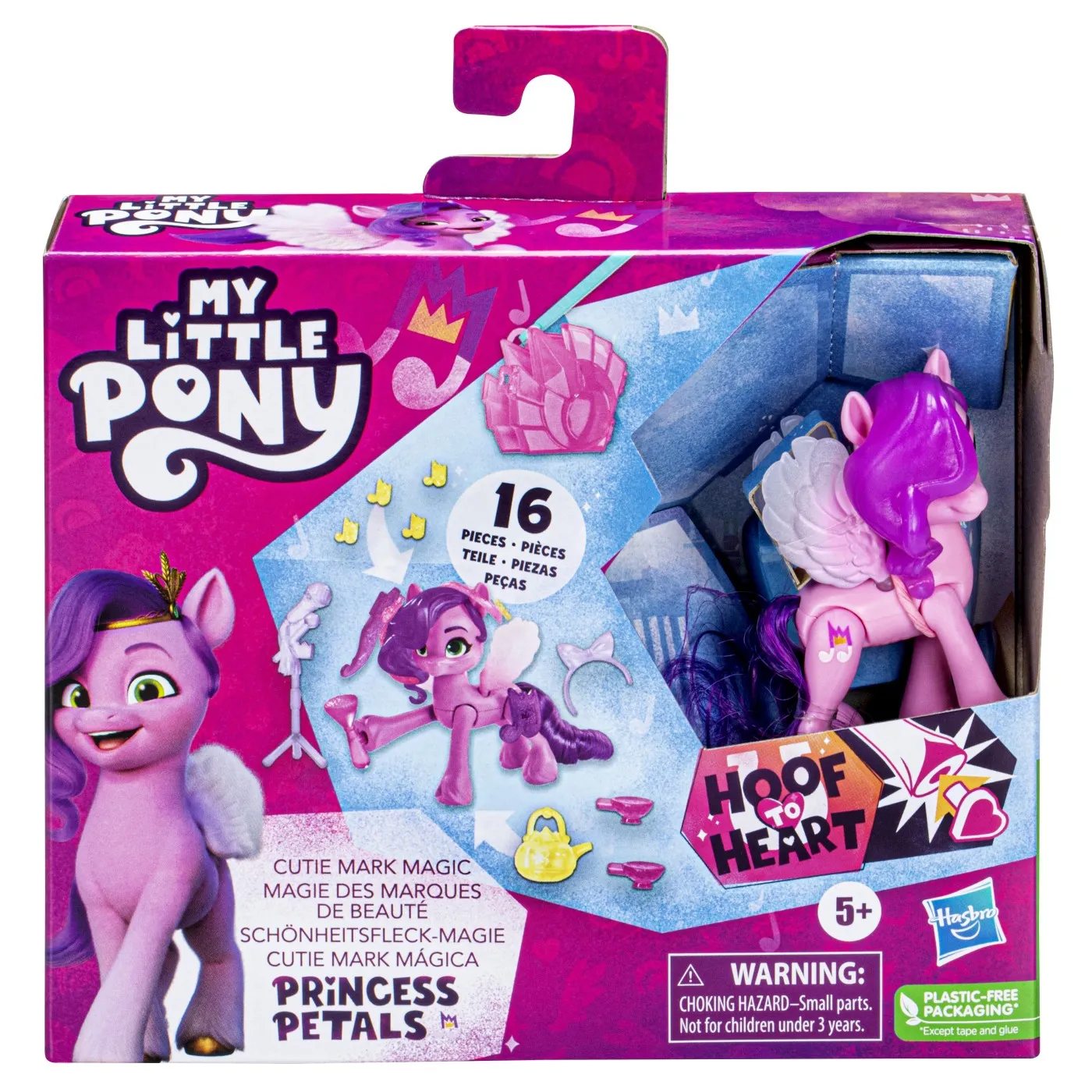 MY LITTLE PONY CUTIE MARK MAGIC FIGURINA PRINCESS PETALS 7.5CM
