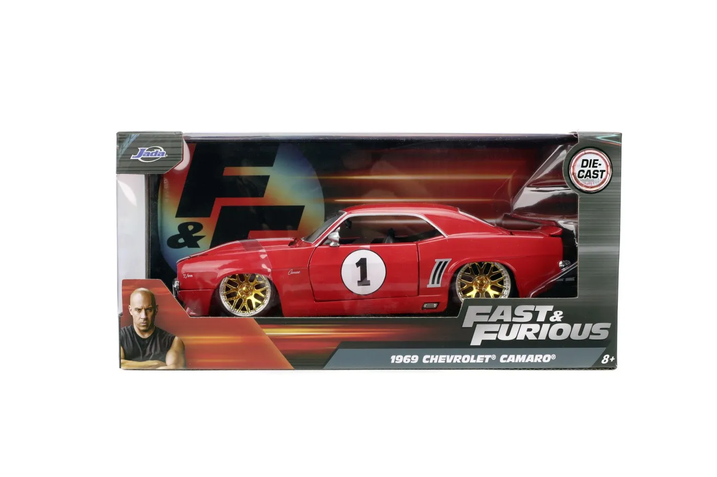 JADA FAST AND FURIOUS MASINUTA METALICA CHEVROLET CAMARO SCARA 1 LA 24