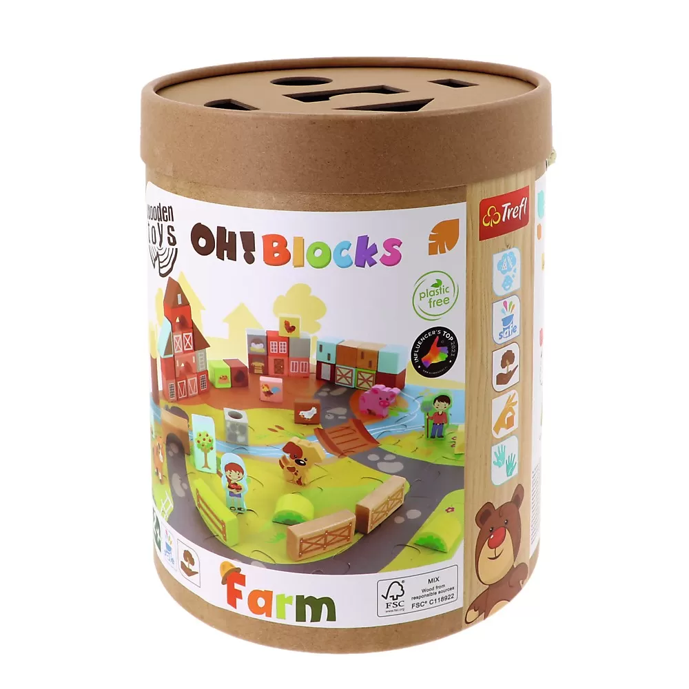 TREFL JUCARIE DIN LEMN SET EDUCATIONAL FERMA