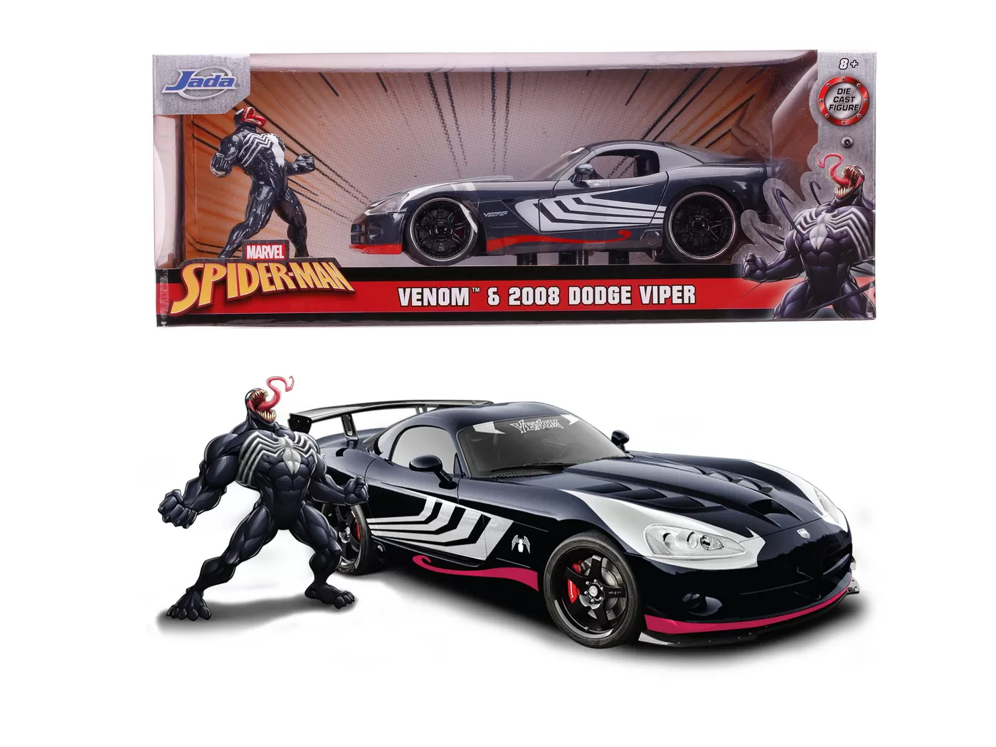 MASINUTA METALICA VENOM 2008 DODGE VIPER SCARA 1 LA 24