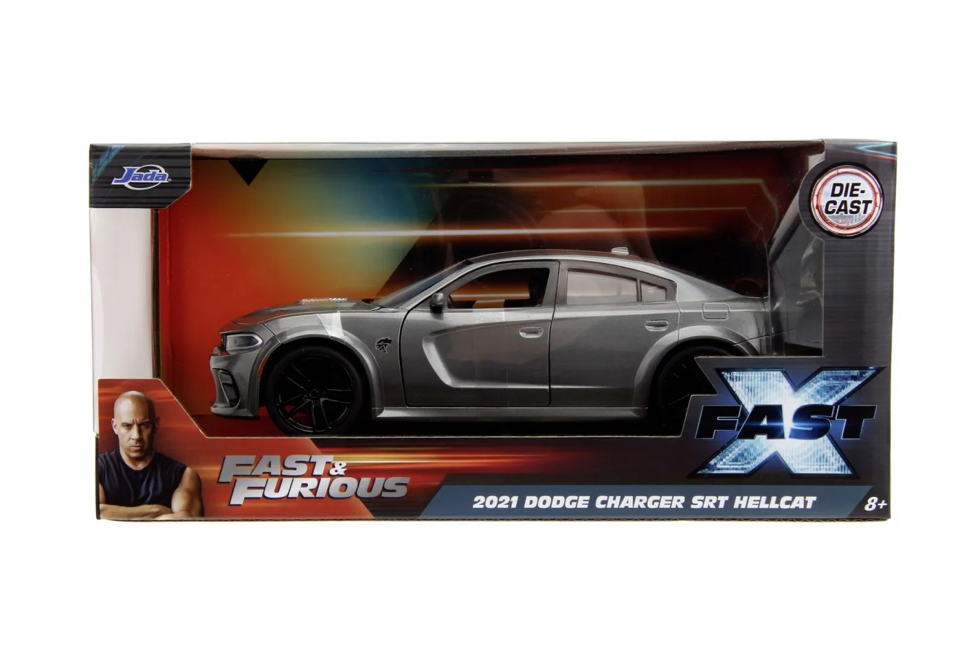 JADA FAST FURIOUS MASINUTA METALICA DODGE CHARGER SRT HELLCAT 2021 SCARA 1:24