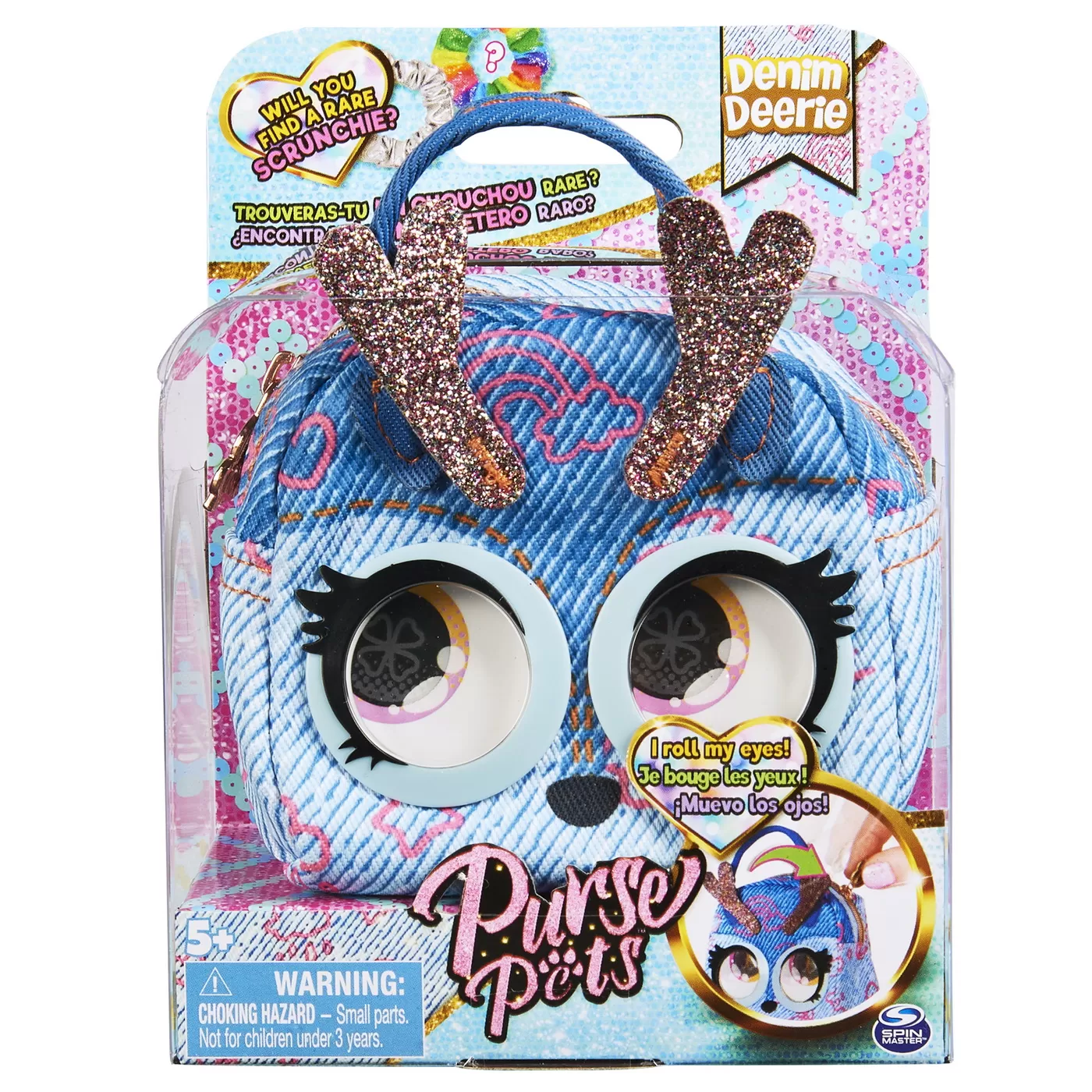 PURSE PETS GENTUTA MICRO CAPRIOARA DENIM