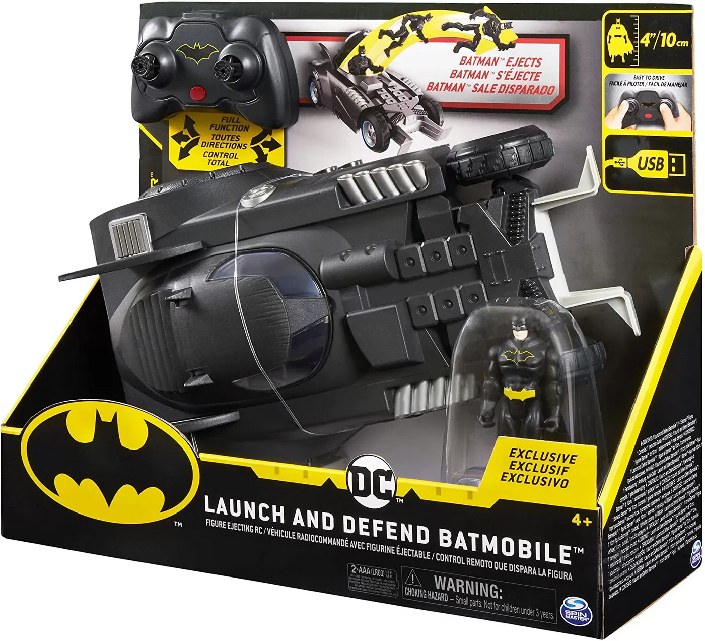 BATMOBILUL CU RADIOCOMANDA SI FIGURINA