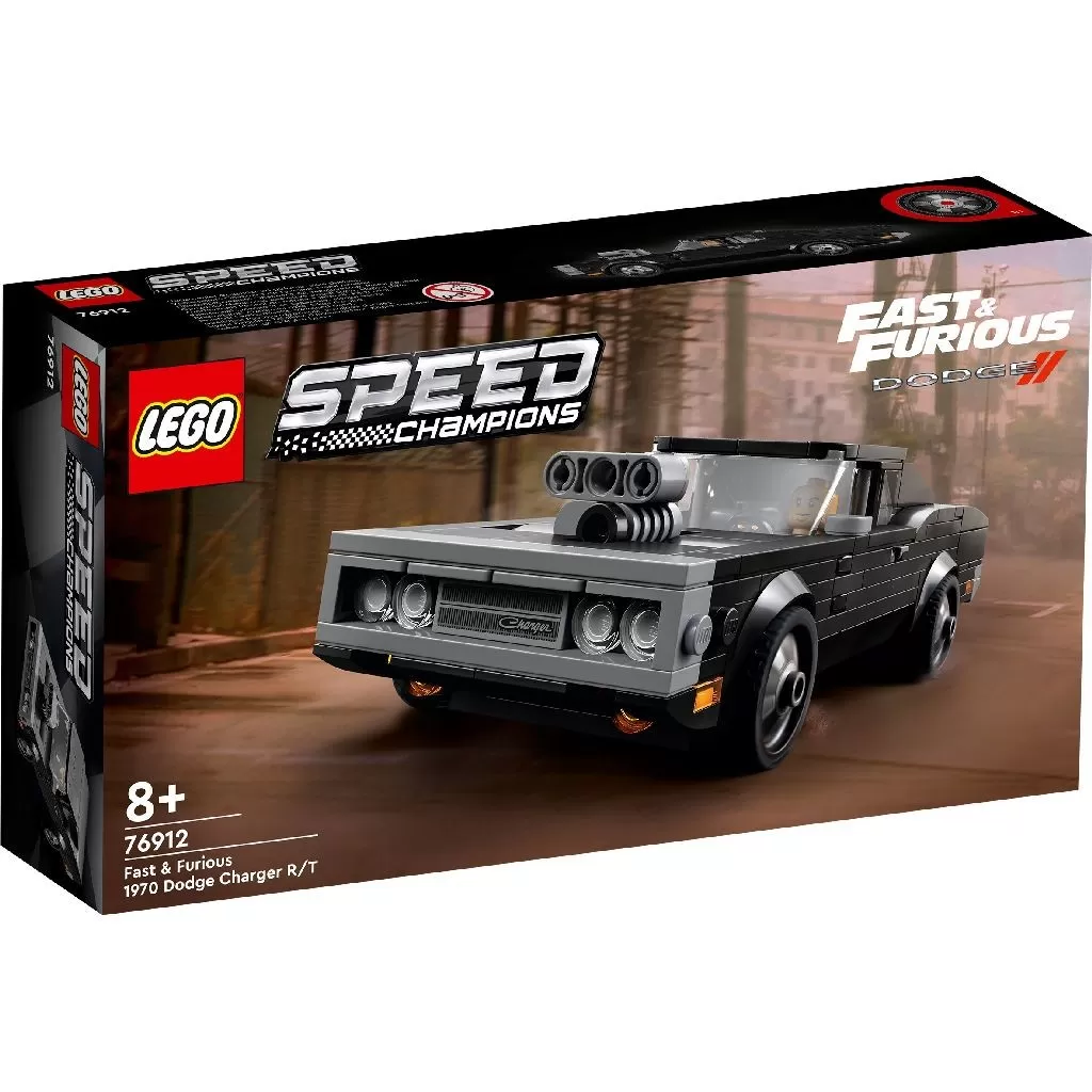 LEGO SPEED CHAMPIONS DODGE CHARGER R T 1970 FURIOS SI IUTE 76912