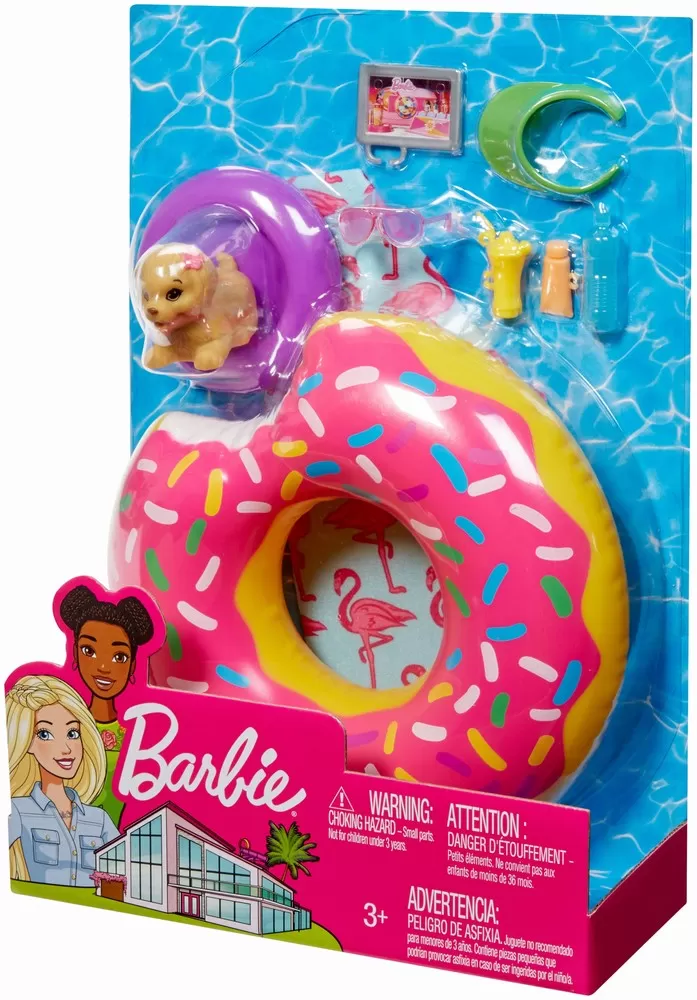 BARBIE SET ACCESORII PISCINA CU COLAC