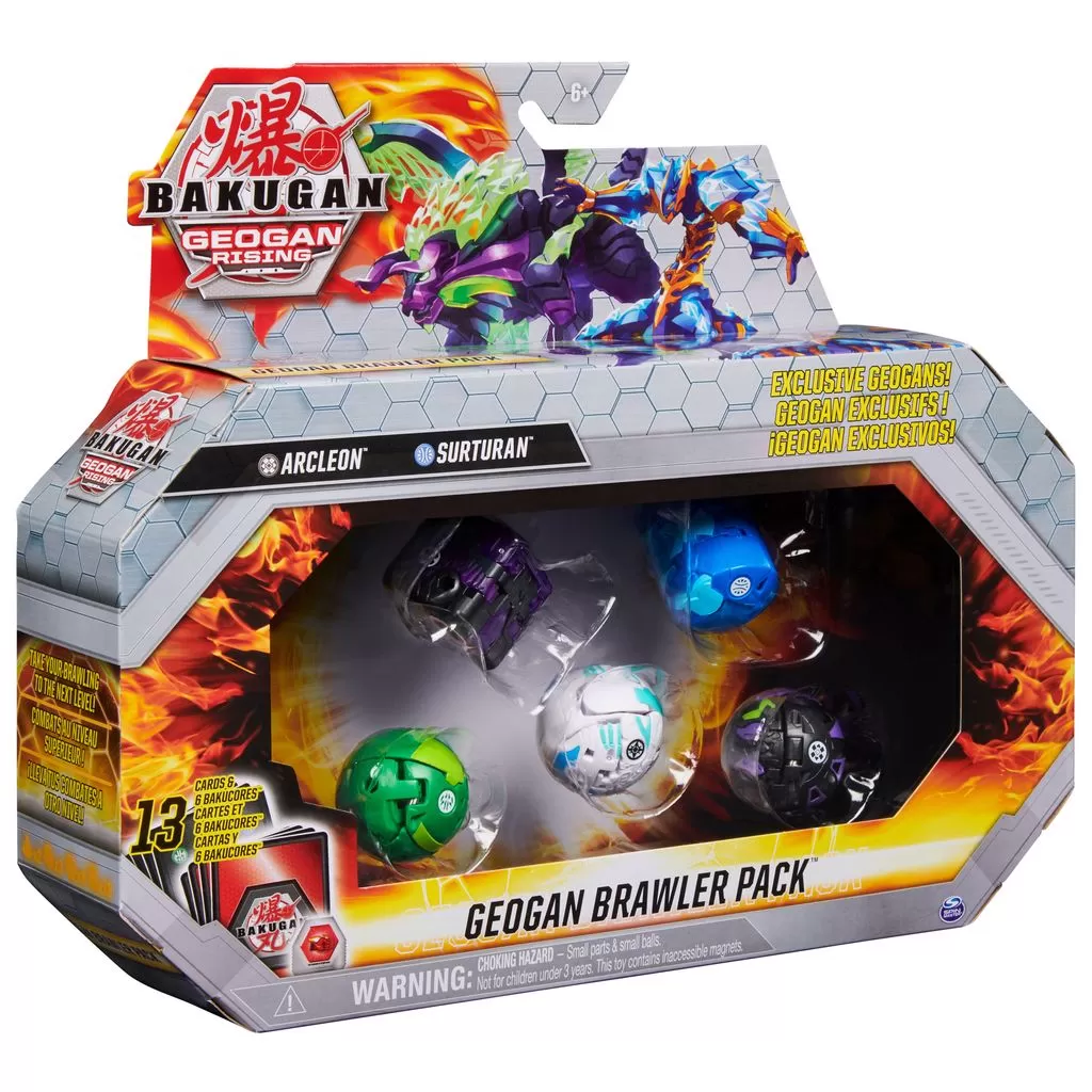 BAKUGAN S3 SET GEOGAN BRAWLER ARCLEON SI SURTURAN