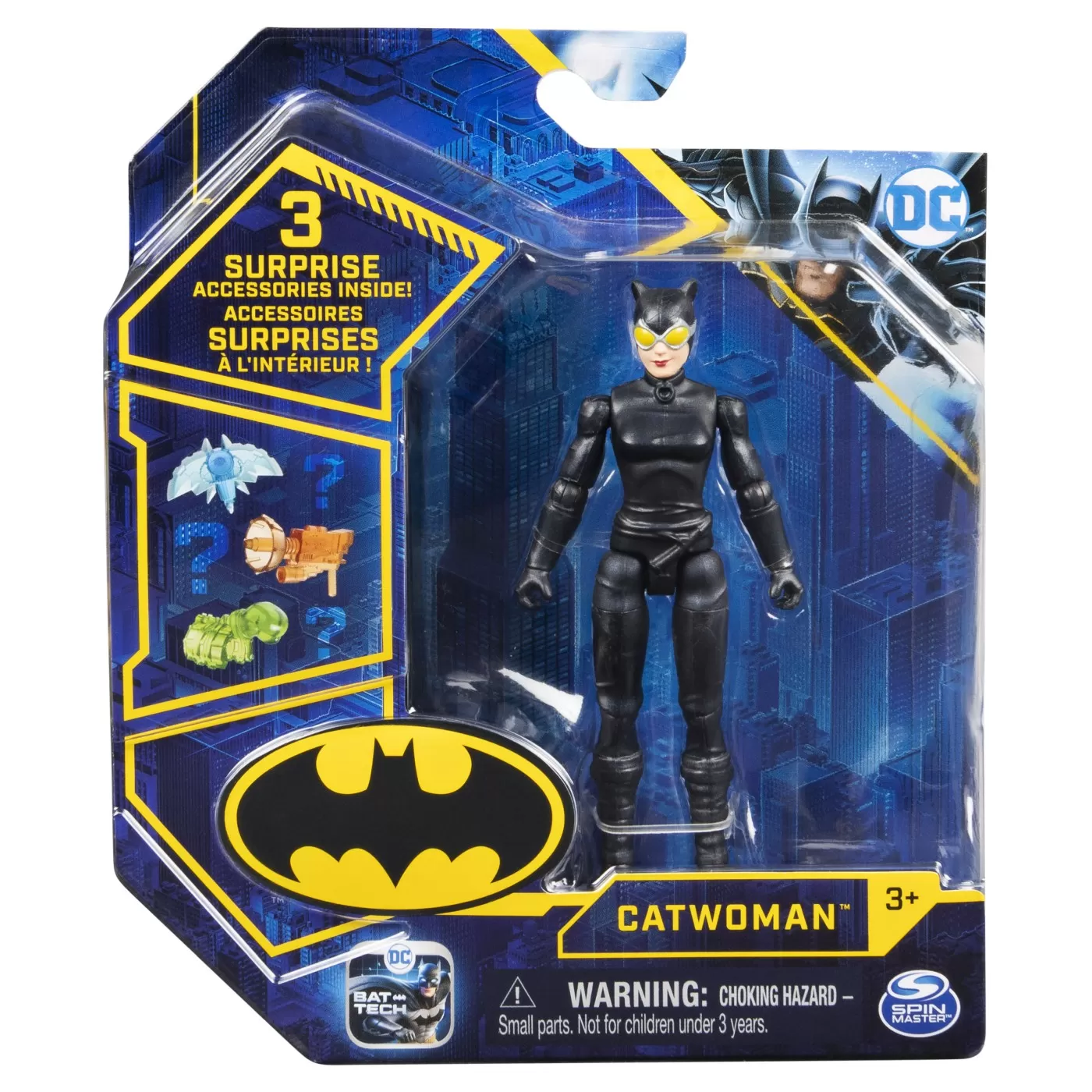 FIGURINA CATWOMAN ARTICULATA 10CM CU 3 ACCESORII SURPRIZA