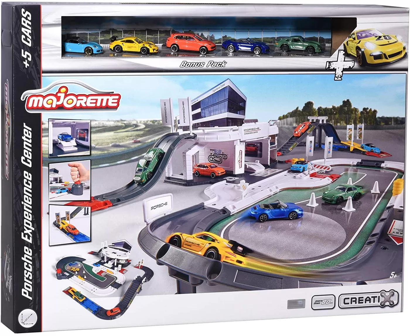 MAJORETTE CENTRU TESTARE PORSCHE 5 VEHICULE