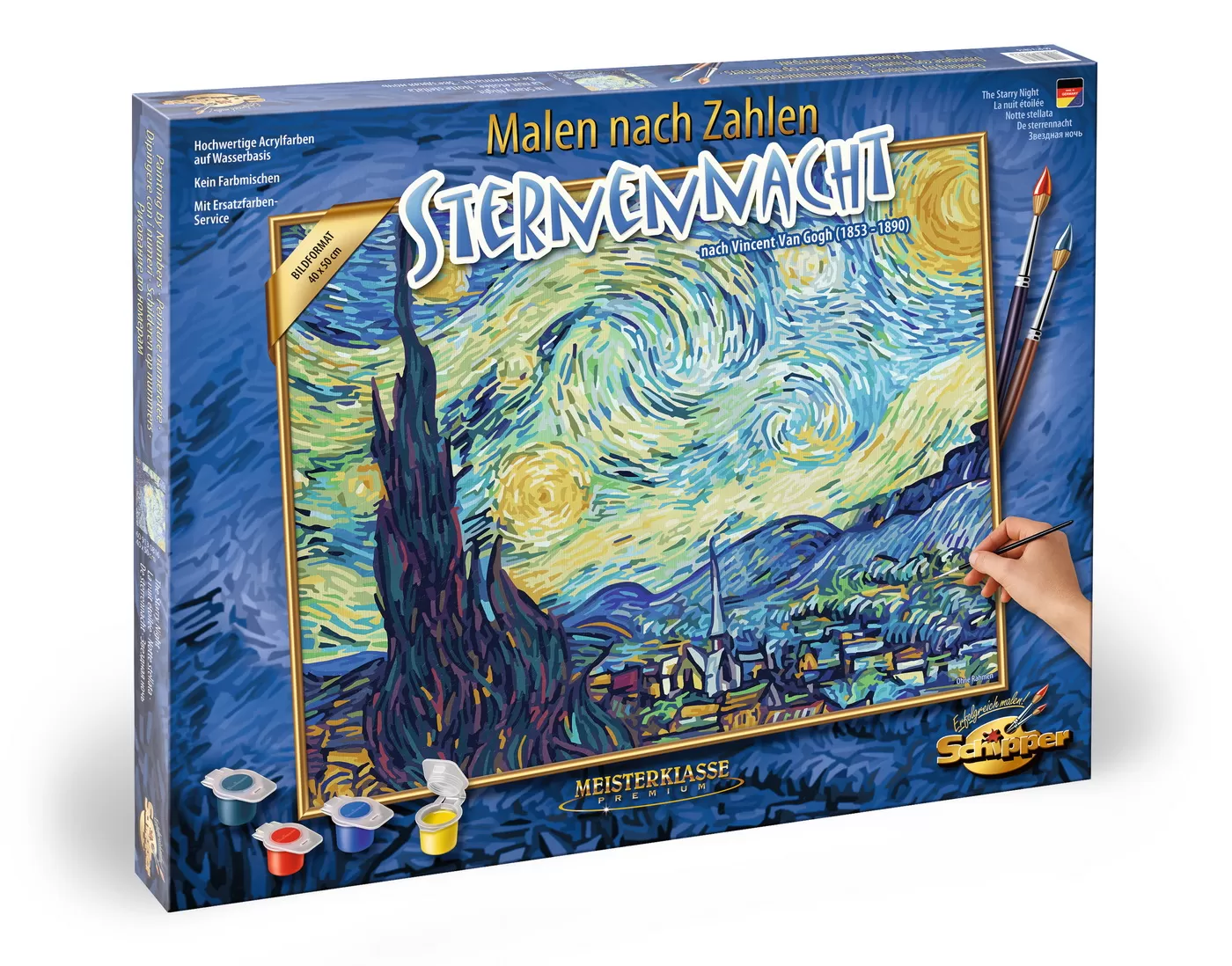 KIT PICTURA PE NUMERE SCHIPPER CER INSTELAT VINCENT VAN GOGH
