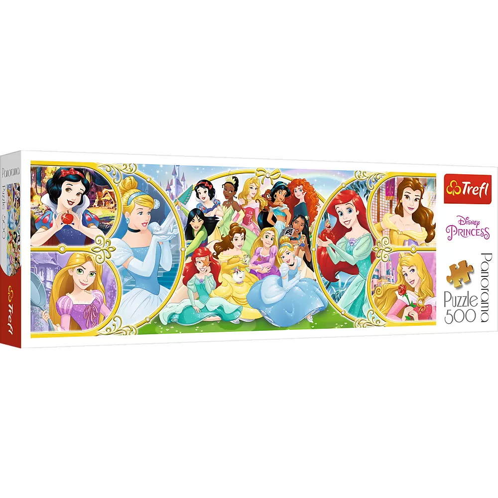 PUZZLE TREFL 500 PANORAMA PRINTESELE DISNEY