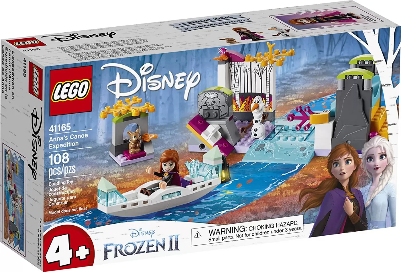 LEGO DISNEY EXPEDITIA ANNEI CU CANOE 41165