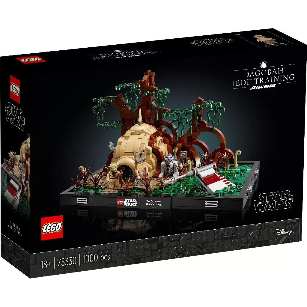 LEGO STAR WARS DIORAMA ANTRENAMENTULUI JEDI DE PE DAGOBAH 75330