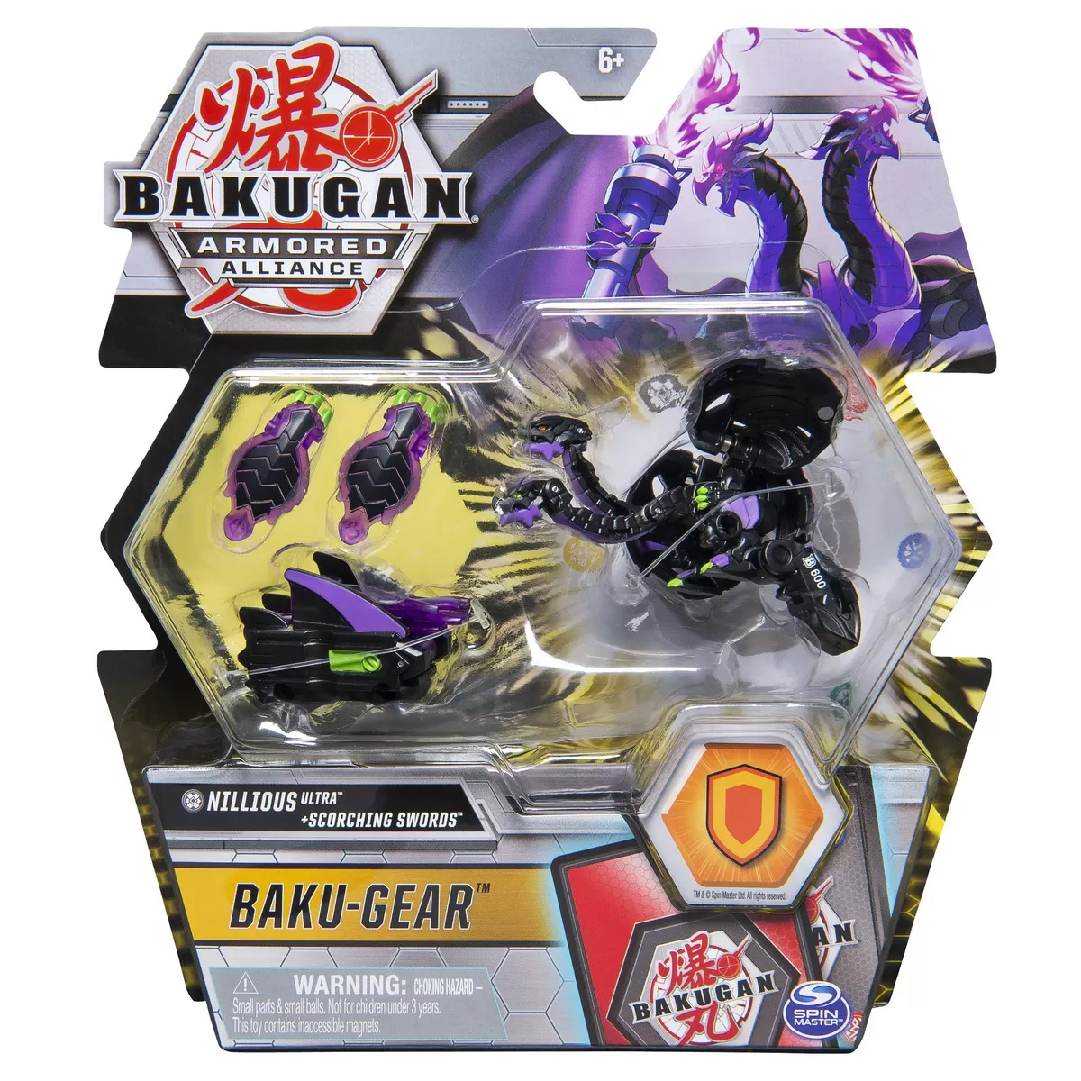 BAKUGAN S2 BILA ULTRA NILLIOUS CU ECHIPAMENT BAKU-GEAR SCORCHING SWORDS