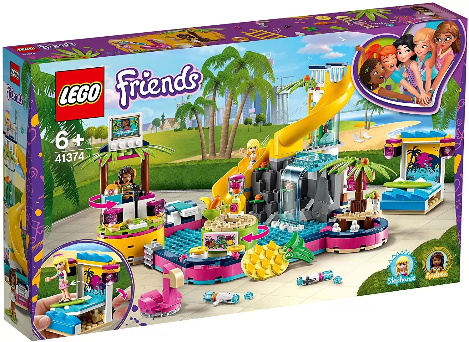LEGO FRIENDS PETRECEREA LA PISCINA ANDREEI 41374