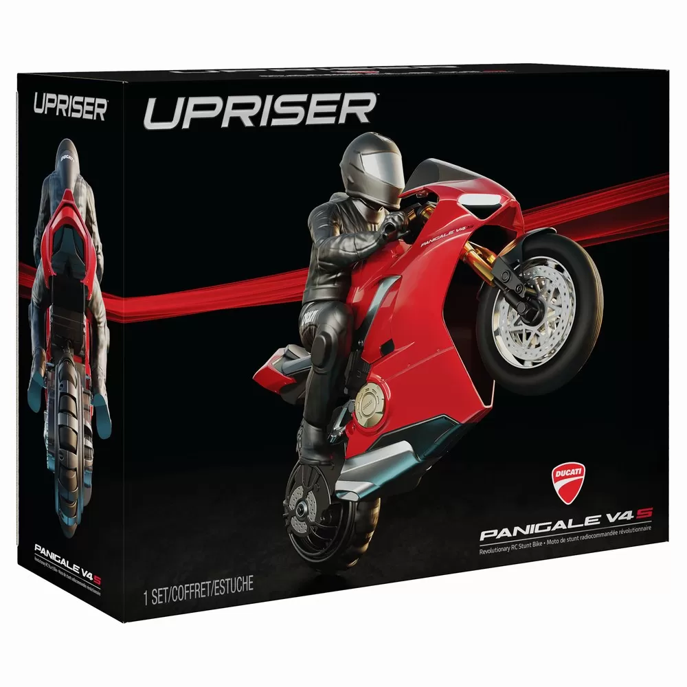 MOTOCICLETA RC DUCATI UPRISER PE O ROATA IN VITEZA