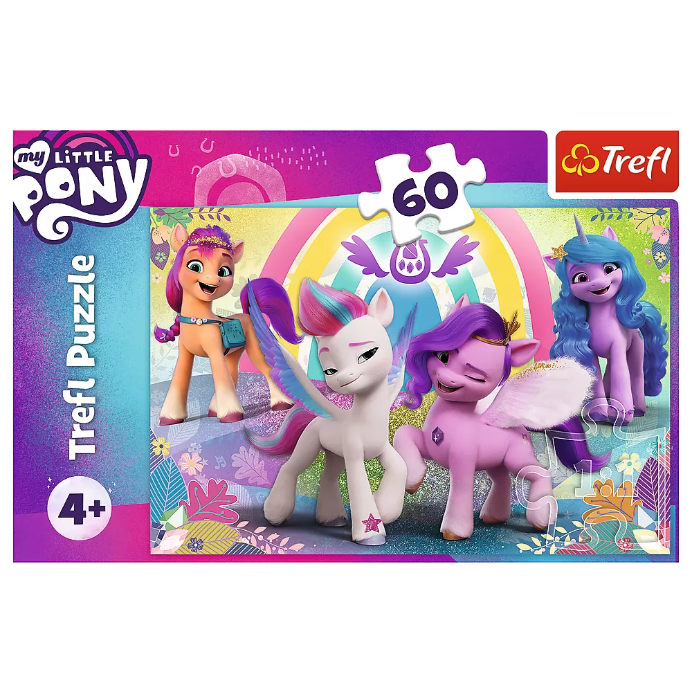 PUZZLE TREFL 60 PIESE MY LITTLE PONY PONEII MINUNATI
