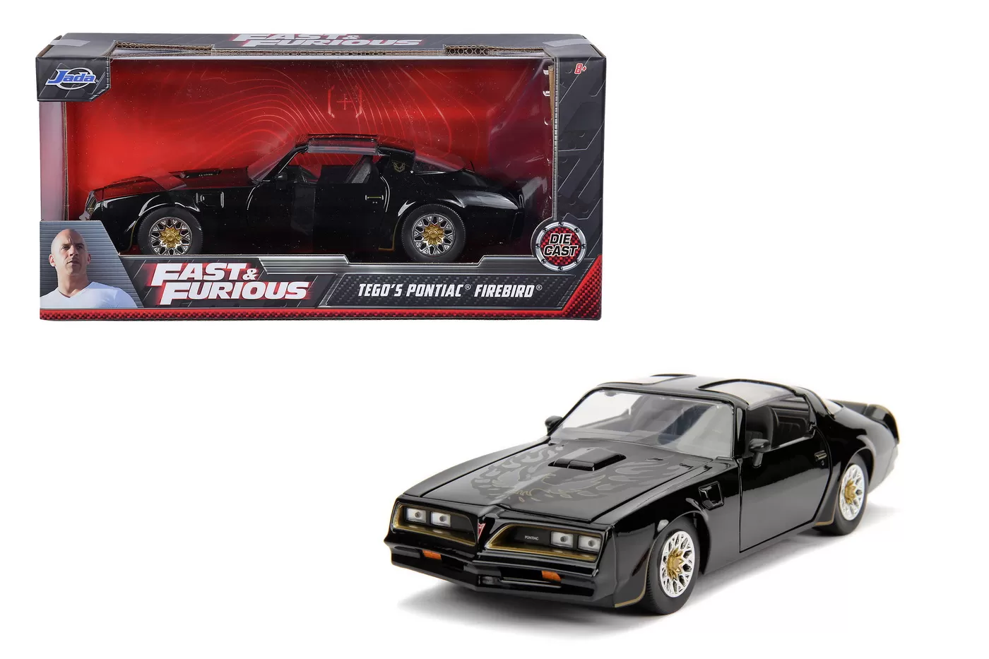 MASINUTA METALICA FAST AND FURIOUS 1977 PONTIAC FIREBIRD SCARA 1 LA 24