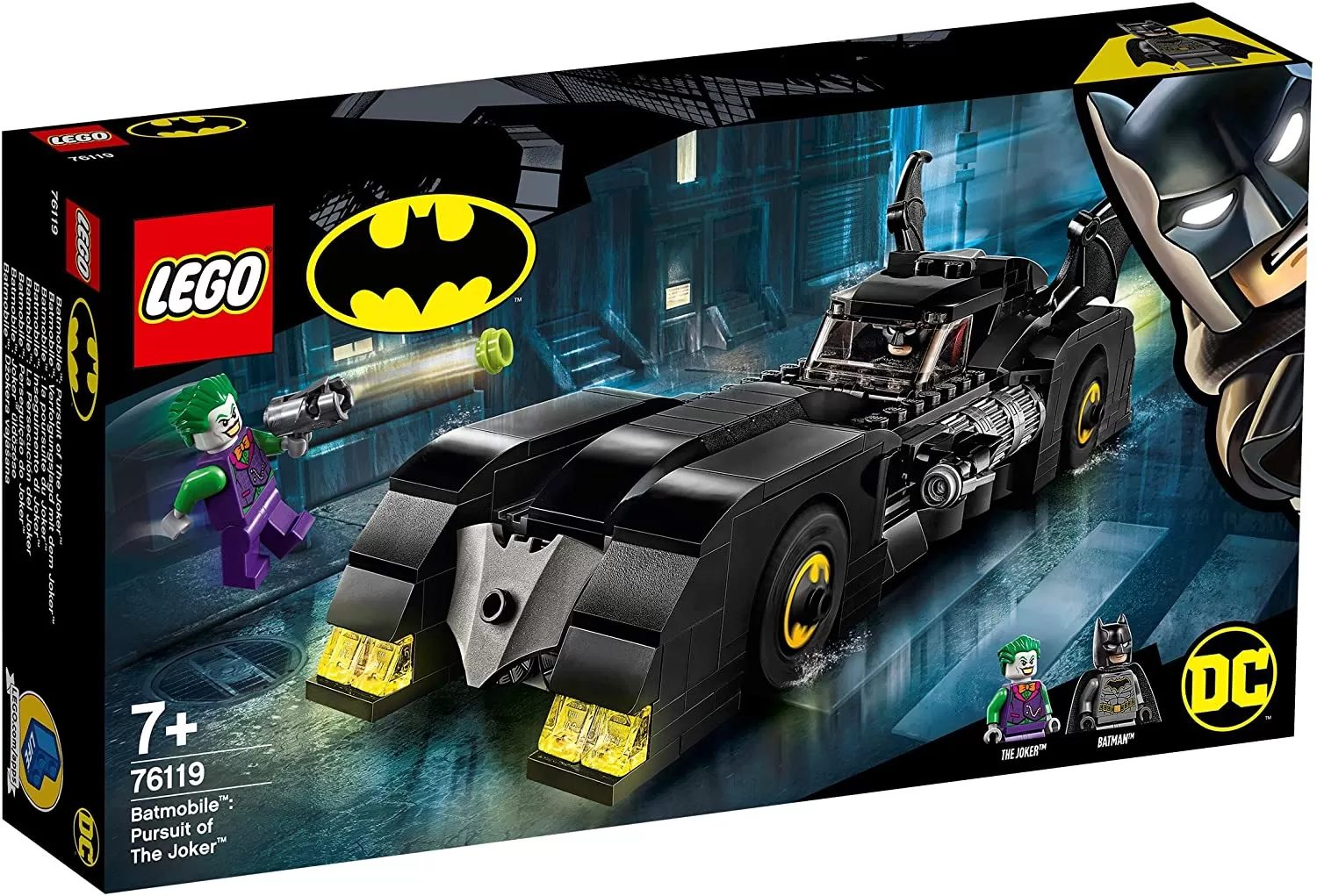 LEGO SUPER HEROES BATMOBILE URMARIREA LUI JOKER 76119