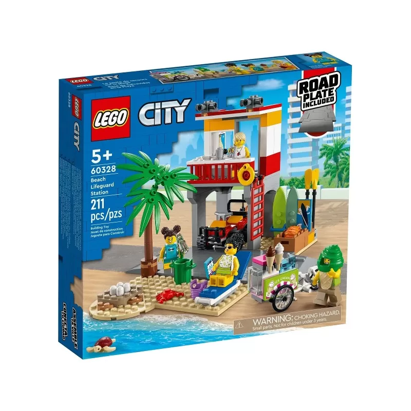 LEGO CITY POSTUL DE SALVAMAR DE PE PLAJA 60328