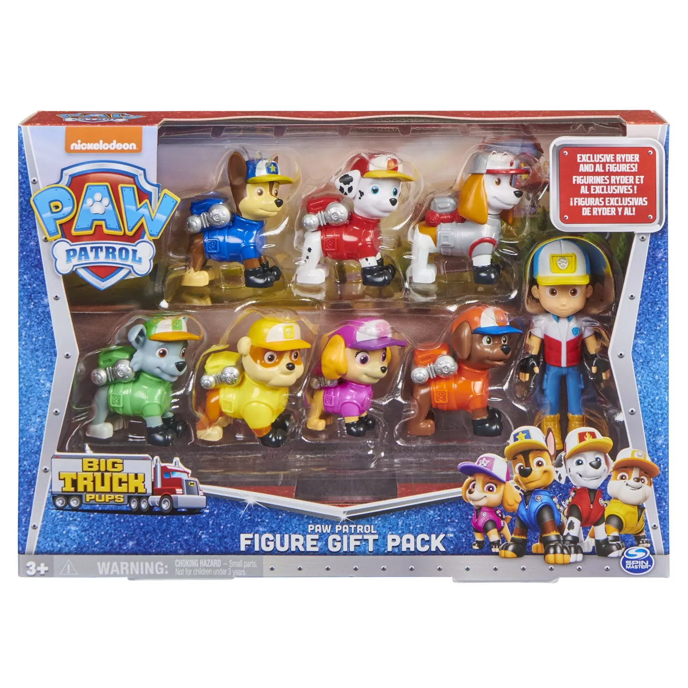 PATRULA CATELUSILOR BIG TRUCK PUPS SET 8 FIGURINE