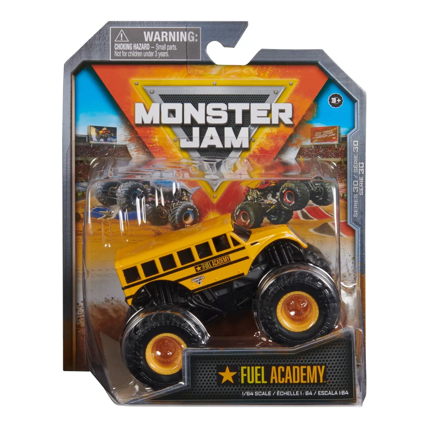MONSTER JAM MASINUTA METALICA FUEL ACADEMY SCARA 1 LA 64
