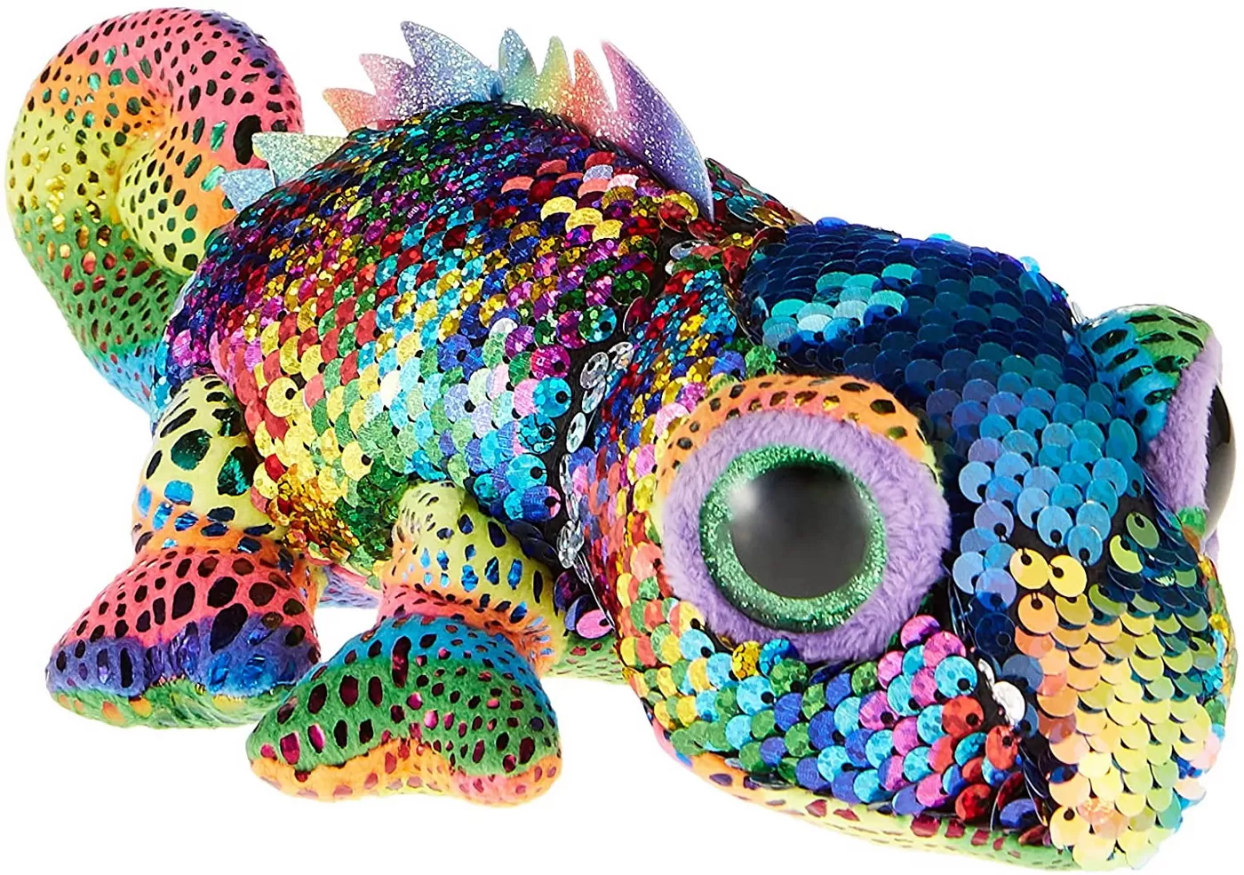 PLUS TY 15CM CAMELEON CU PAIETE