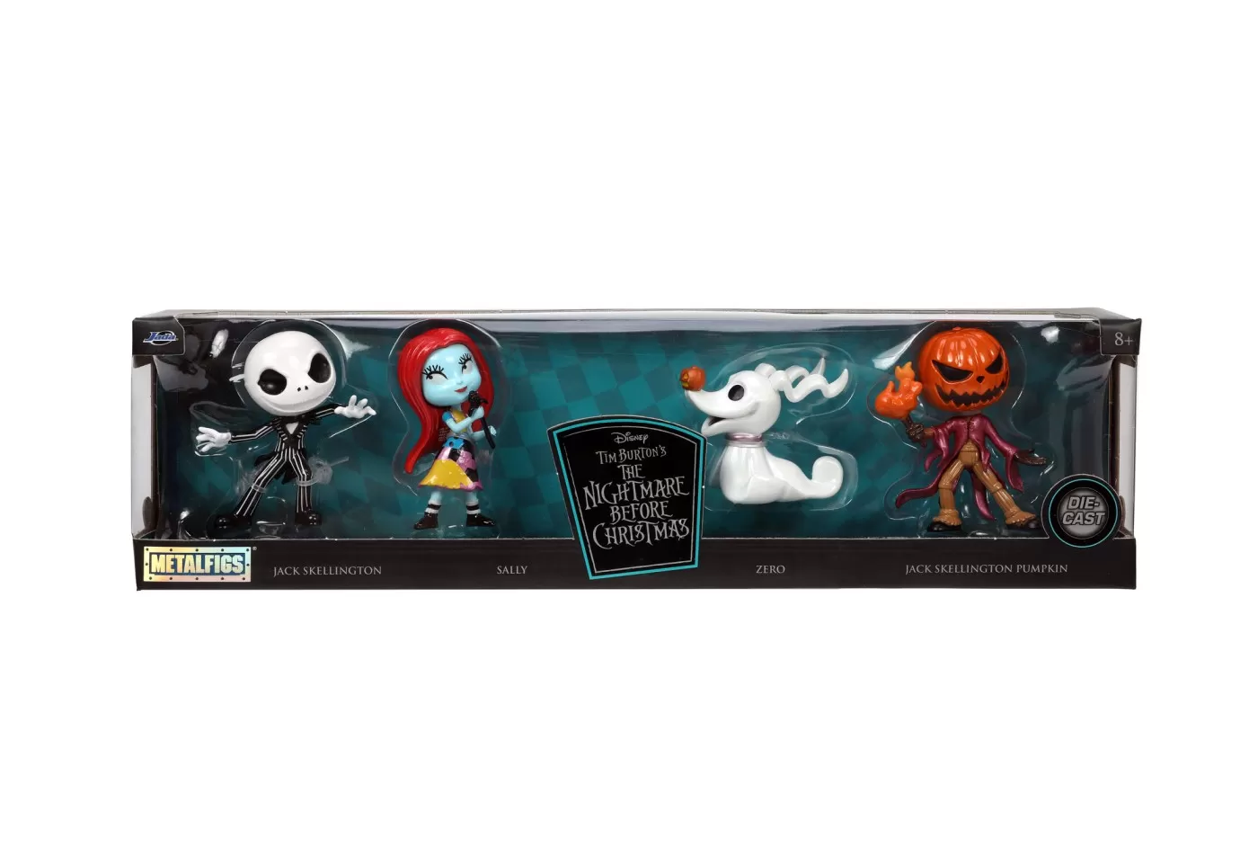 JADA THE NIGHTMARE BEFORE CHRISTMAS SET 4 FIGURINE 6CM