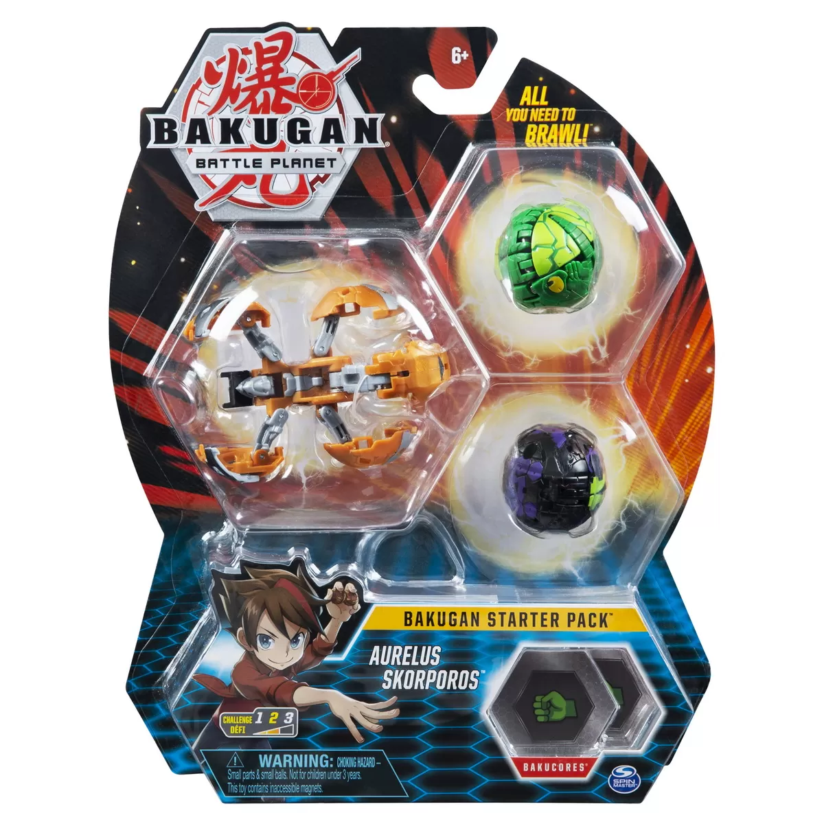 BAKUGAN PACHET START AURELUS SKORPOROS