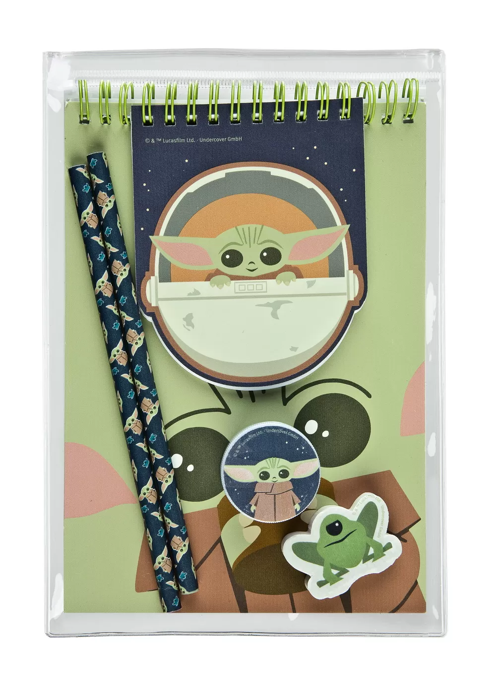 MANDALORIAN BABY YODA SET NOTITE 6 PIESE