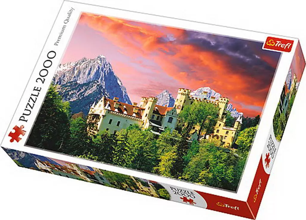 PUZZLE TREFL 2000 CASTELUL HOHENSCHWANGAU BAVARIA