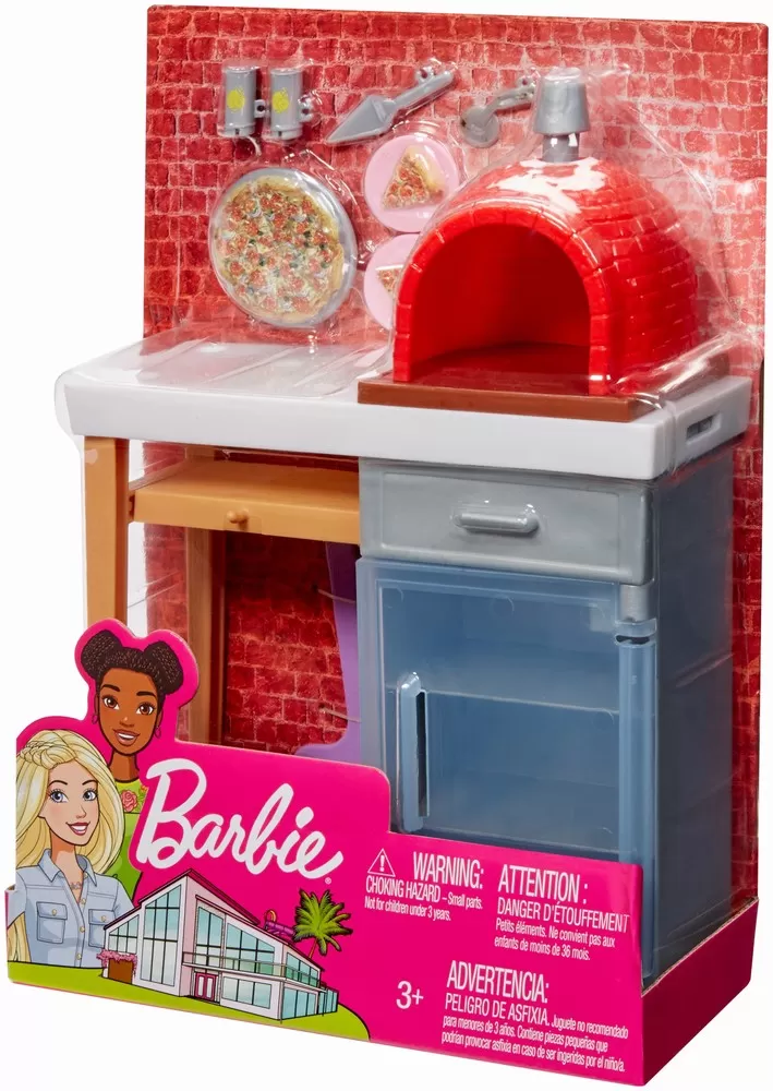 BARBIE SET MOBILIER EXTERIOR CUPTOR PIZZA