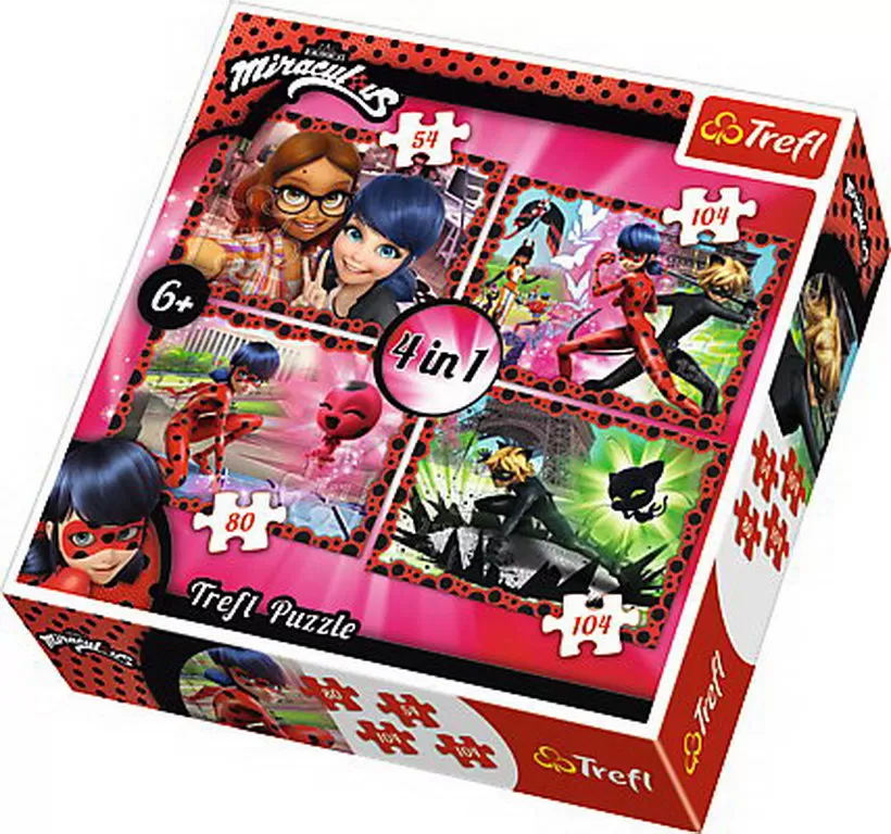 PUZZLE TREFL 4IN1 PRIETENIE SI AVENTURA