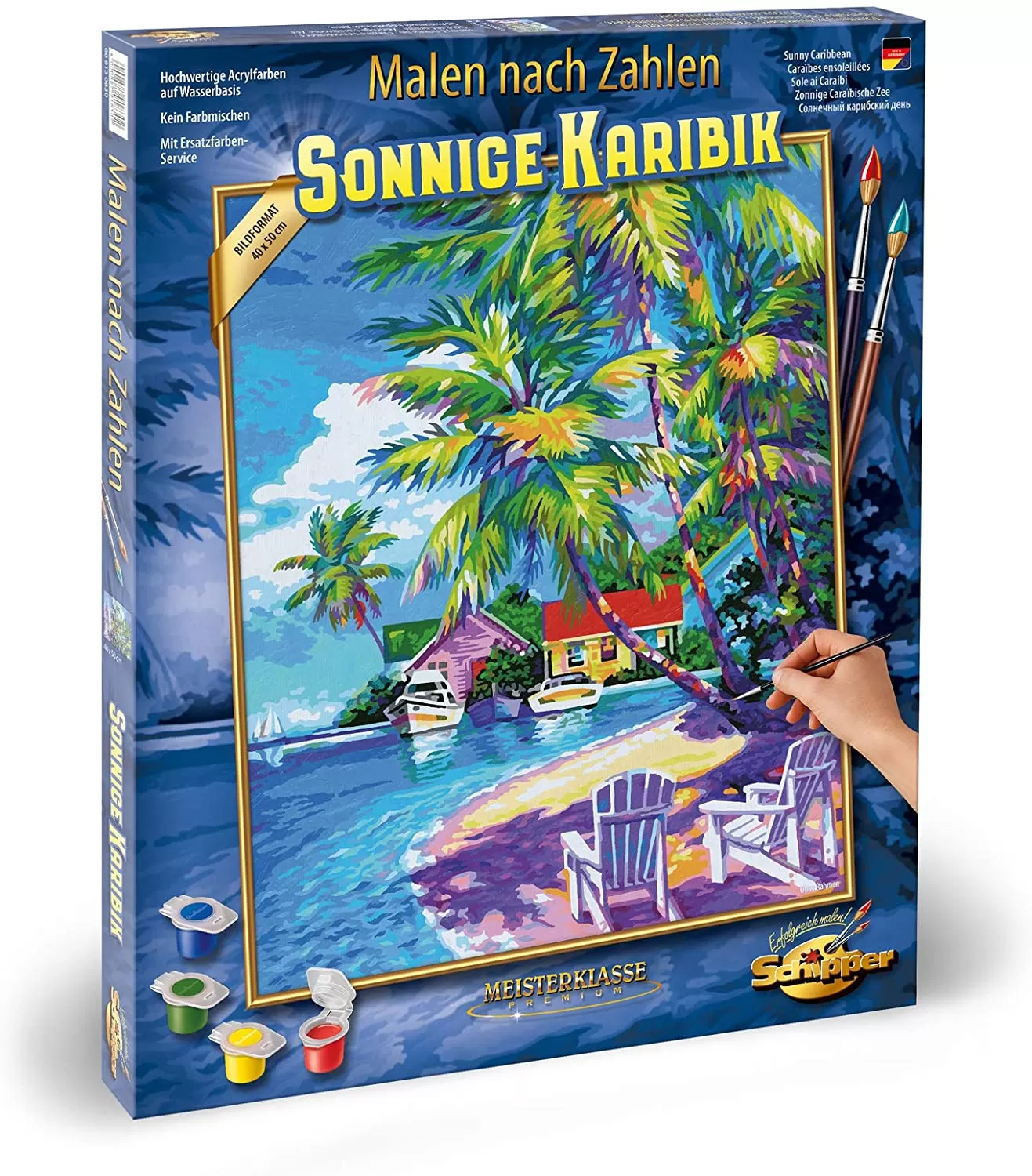 KIT PICTURA PE NUMERE SCHIPPER INSORITUL CARAIBE