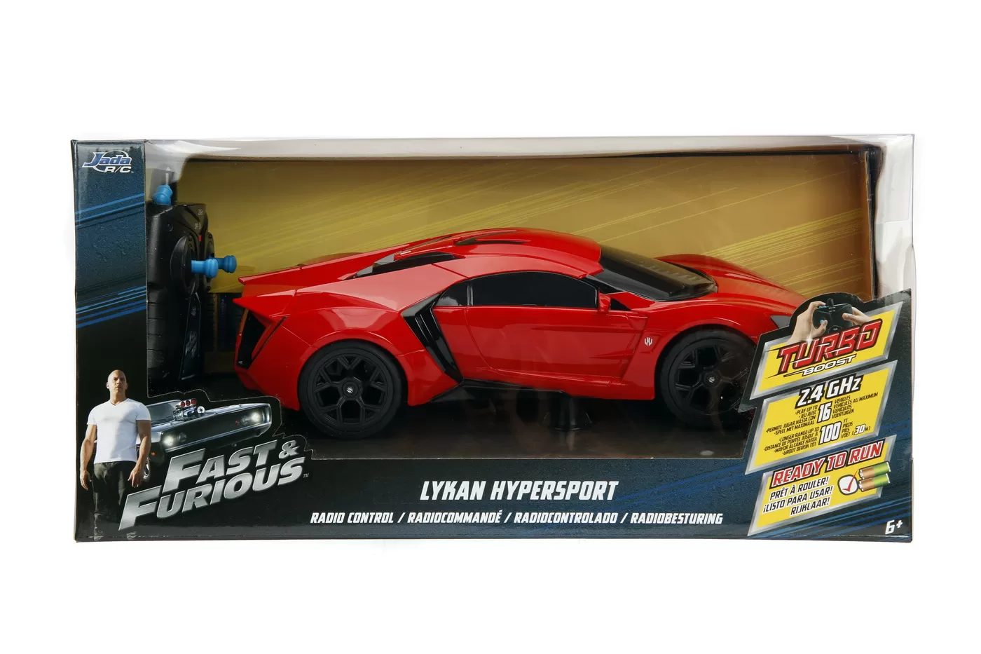 MASINUTA METALICA CU TELECOMANDA FAST FURIOUS RC LYKAN HYPERSPORT SCARA 1:16