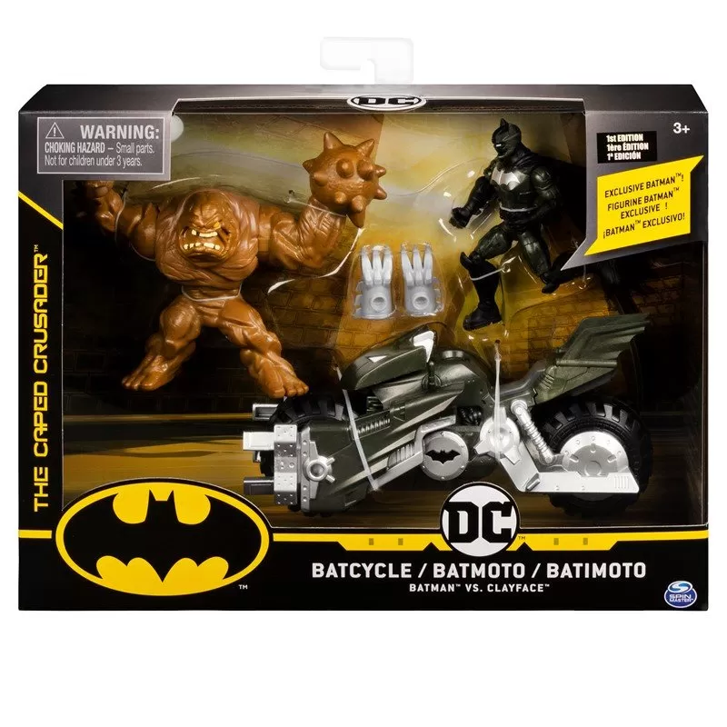 BATMAN SET MOTOCICLETA CU 2 FIGURINE INCLUSE