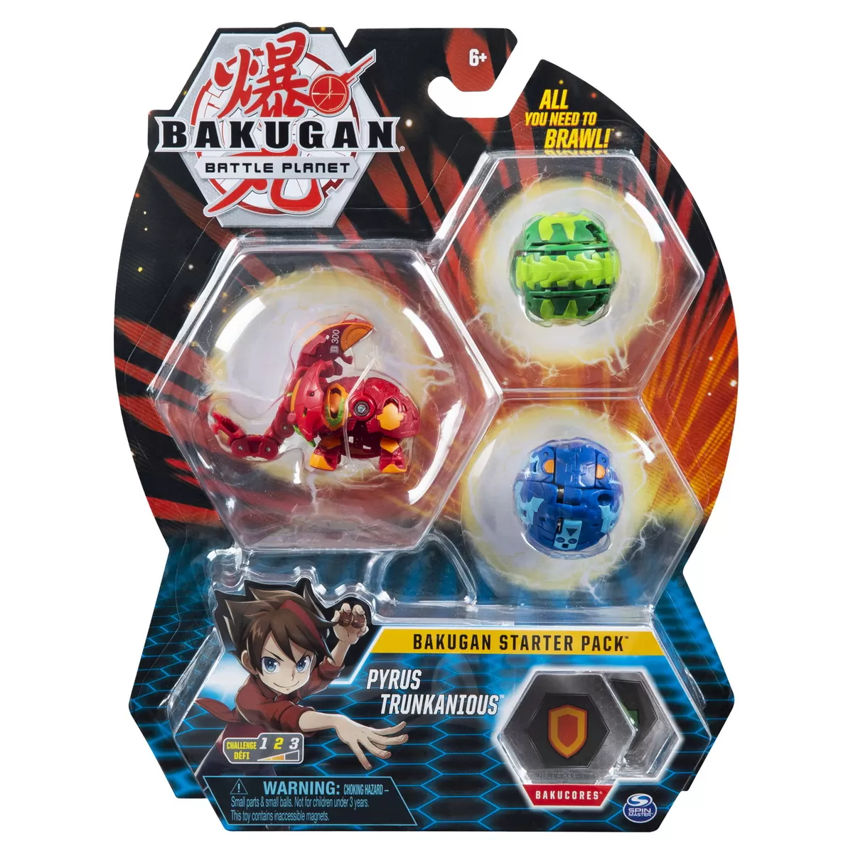 BAKUGAN PACHET START PYRUS TRUNKANIOUS