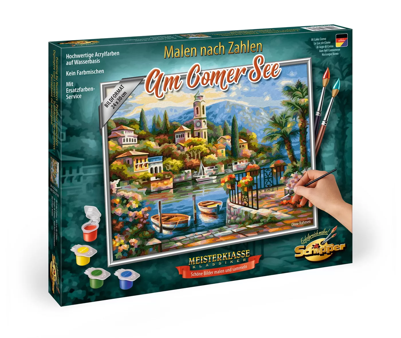 KIT PICTURA PE NUMERE SCHIPPER LACUL COMO ITALIA