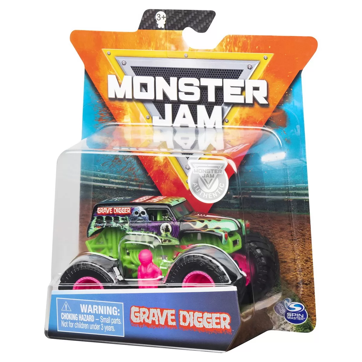 MONSTER JAM METALICE SCARA 1 LA 64 GRAVE DIGGER