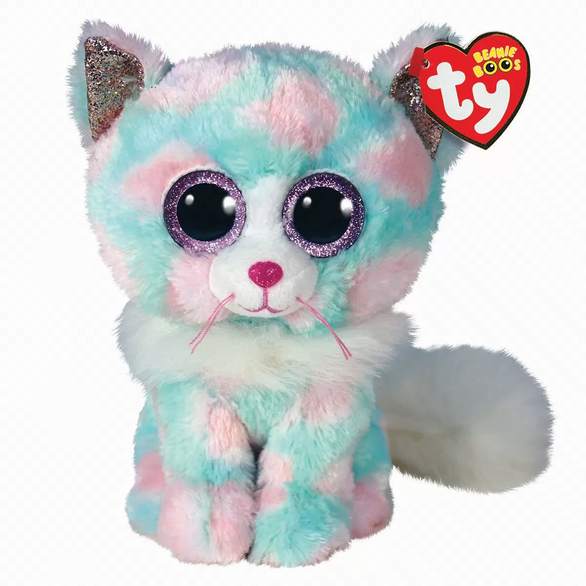PLUS TY 15CM PISICA PASTEL