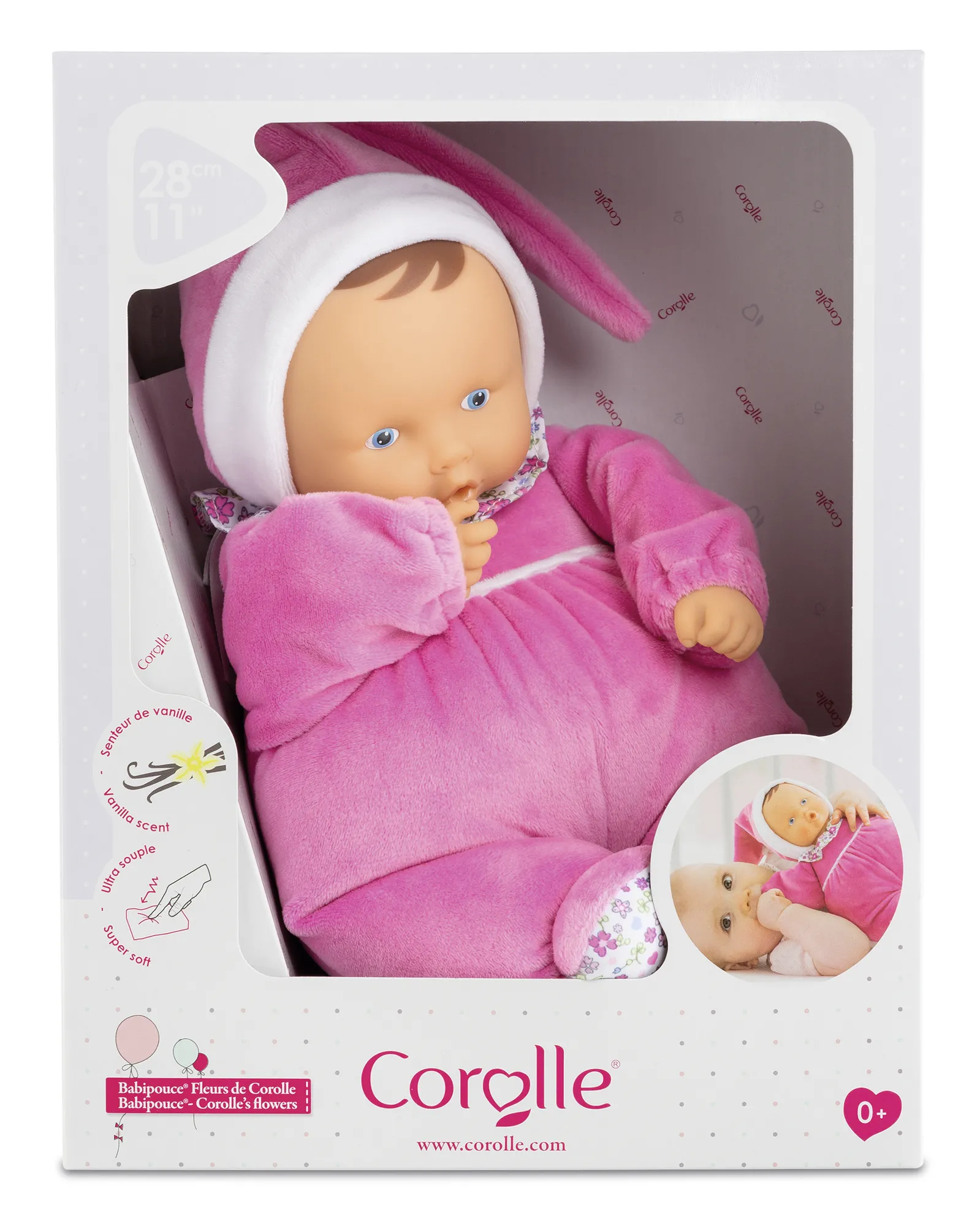 COROLLE MDC BEBELUS BABIPUCE ROZ 28CM