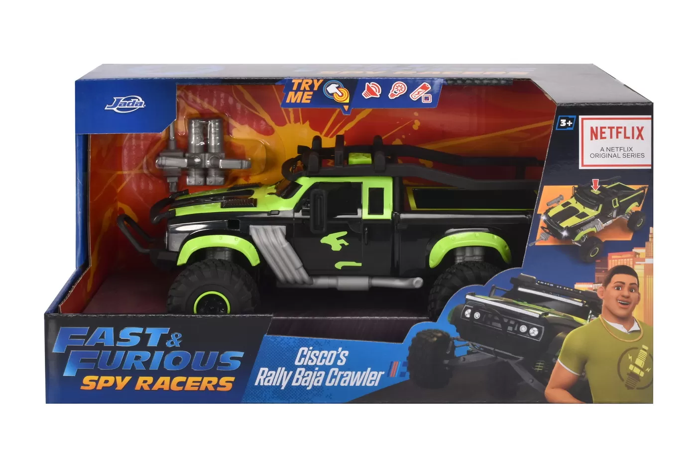 MASINUTA FAST AND FURIOUS SPY RACERS CISCO’S RALLY BAJA CRAWLER SCARA 1:24