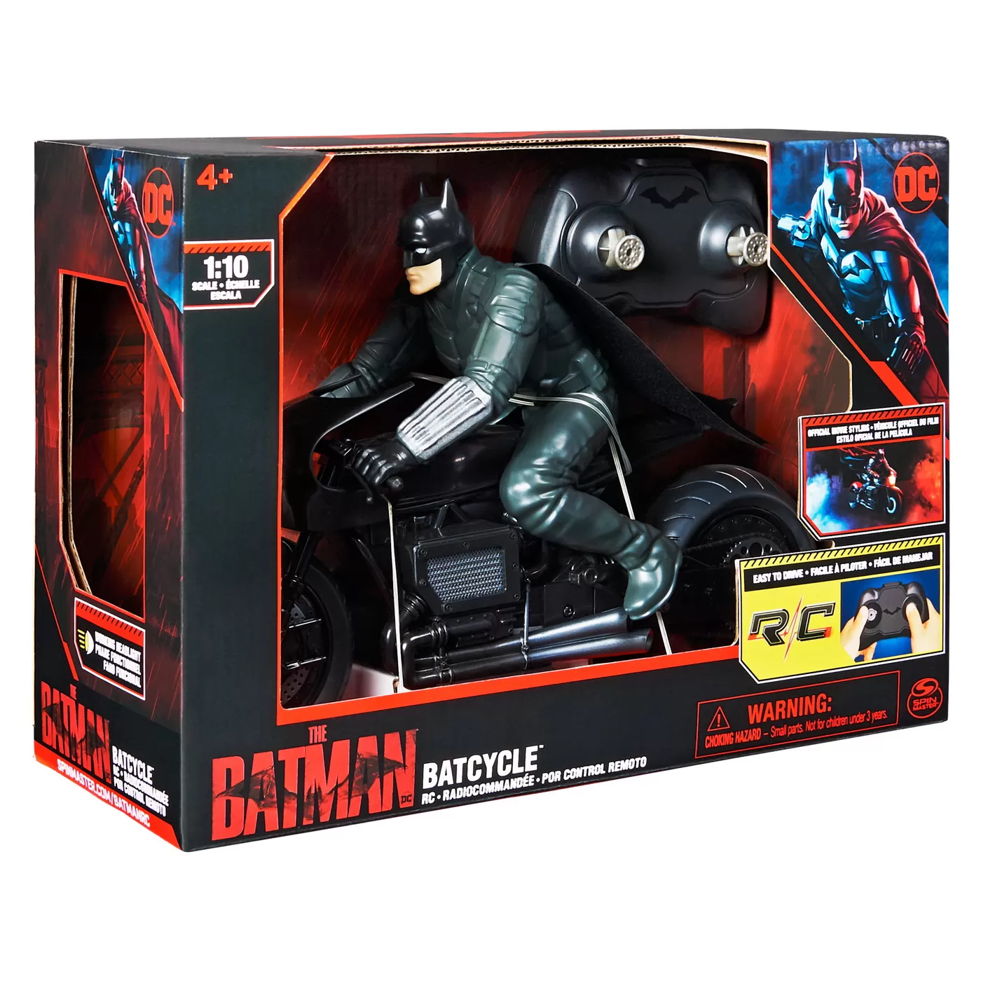 BATMAN FILM MOTOCICLETA LUI BATMAN RC SCARA 1:10