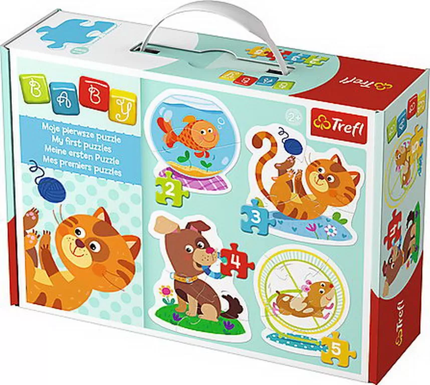 PUZZLE TREFL BABY CLASIC ANIMALE DE COMPANIE