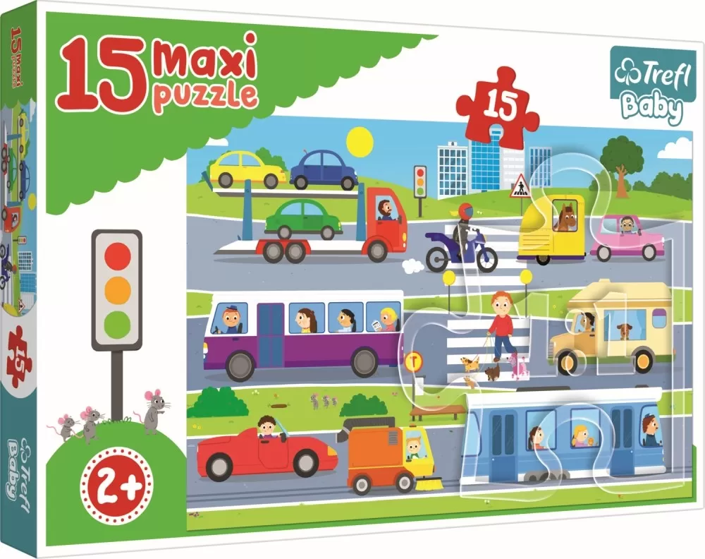 PUZZLE TREFL 15 MAXI VEHICULE IN ORAS