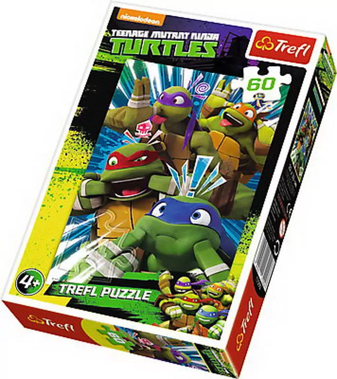PUZZLE TREFL 60 TESTOASELE NINJA